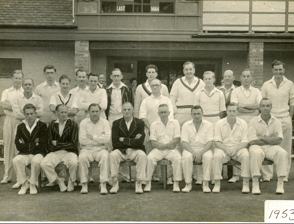 hadleigh and thundersley cricket club august 1953 opening the pavilion