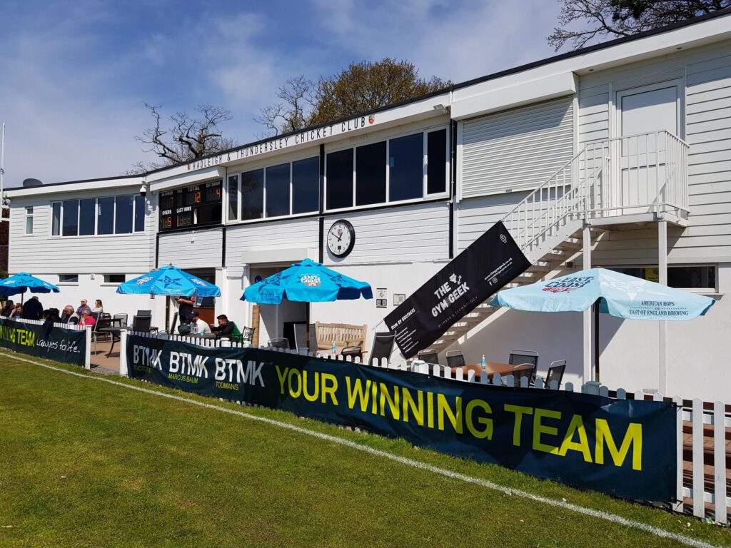 Hadeigh & Thundersley Cricket Club clubhouse exterior