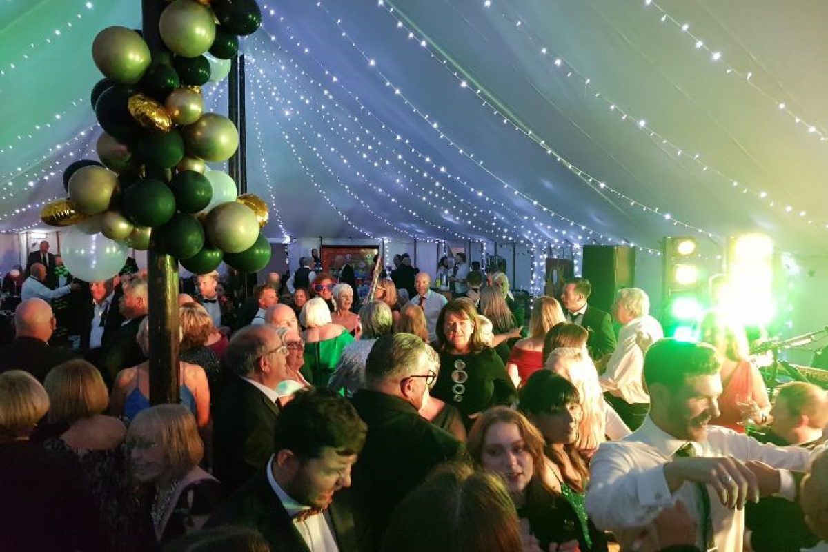 75th Anniversary Ball marquee dance floor