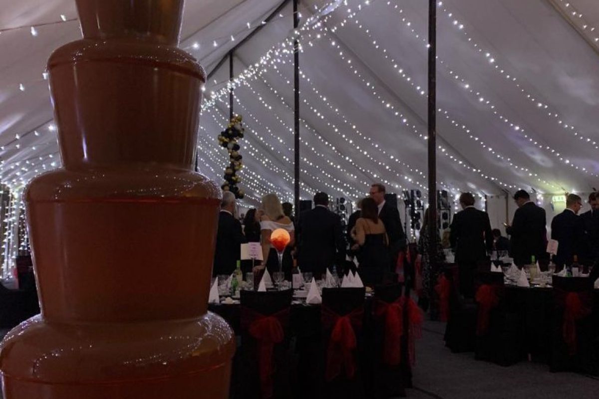 75th Anniversary Ball chocolate fountain