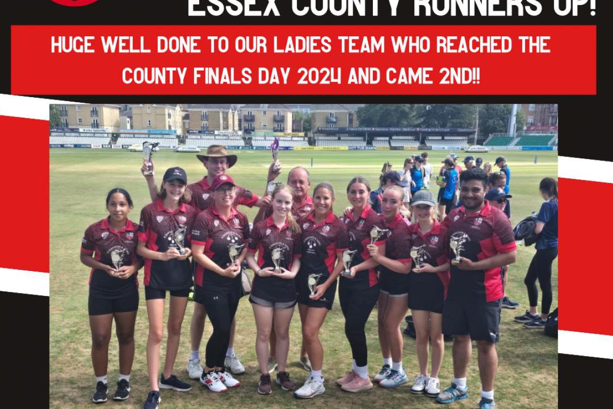 Ladies cricket team as county runners up